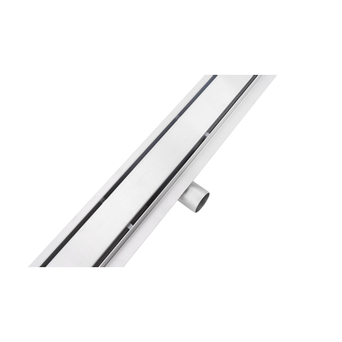 Fortifura Galeria Caniveau de douche 50cm avec grille fermée et bride de sol Inox SW721512