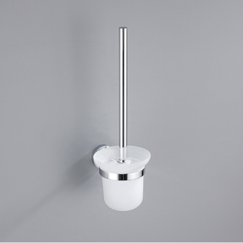 Fortifura Calvi Toiletborstelhouder - rond - hoogglans chroom SW639924