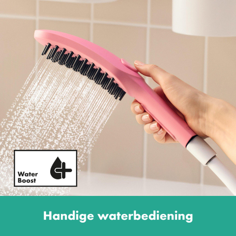 Hansgrohe Dogshower Handdouche - voor de hond - 150 - 3jet - met massagenoppen - pink (roze) SW651154