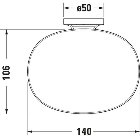 Duravit Starck T Zeephouder - wandmodel - 14x10.6cm -matglas - hoogglans chroom SW297110