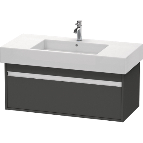 Duravit Ketho Meuble sous-lavabo avec 1 tiroir 100x45.5x41cm pour Vero 032910 graphite 0280203