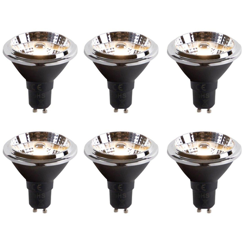 Luedd Ampoule LED - set de 6 - GU10 - 6W - 3000K 475LM - dimmable SW1211600