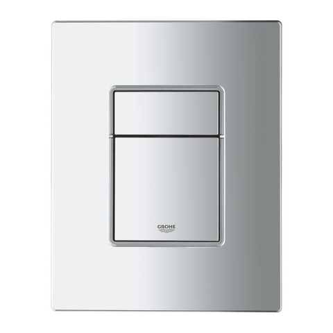 Grohe Even Bedieningsplaat - dualflush - 2-knops - chroom 0701178