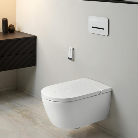 Villeroy & Boch Viclean douchewc - 60cm - diepspoel - spoelrandloos CeramicPlus - White Alpine (glans wit) SW925801