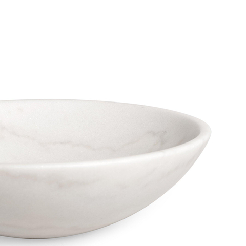 Saniclass Pesca Arino Waskom - 42x42x14cm - rond - marmer - wit SHOWROOMMODEL SHOW25157
