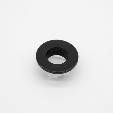 Fortifura Calvi luxe anneau de trop-plein - 3cm - adapté pour lavabos - noir mat SW773490