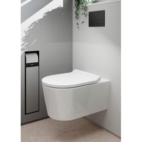 Hansgrohe EluPura S Closet - wand - zonder spoelrand - hygieneeffect - aquahelix flush - rimless - glans wit SW962884
