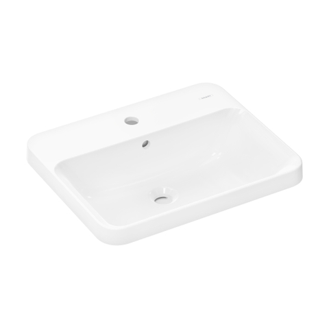 HansGrohe Xuniva Q Lavabo au-dessus du comptoir 550/450 avec trou pour robinet et trop-plein SW962934