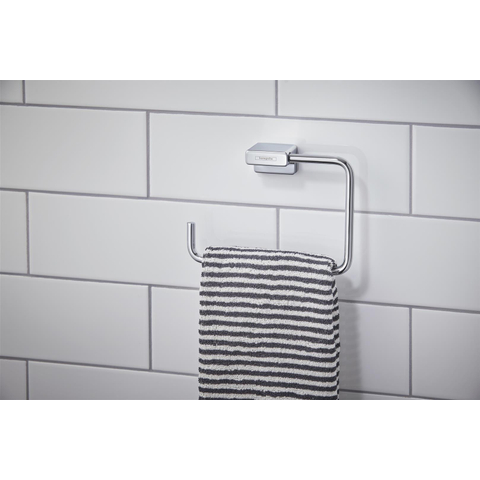 Hansgrohe AddStoris Q handdoekring - hoogglans chroom SW651171