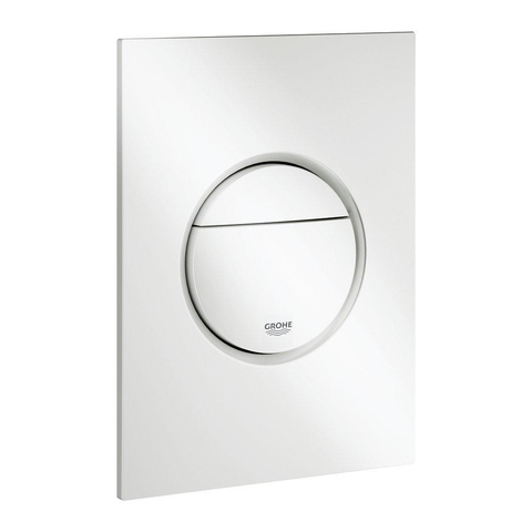 Grohe Nova Cosmopolitan Bedieningsplaat - S-Size - 2-knops - wit SW107651