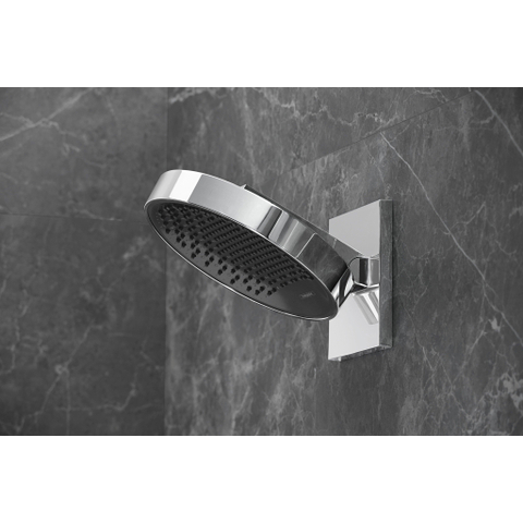 Hansgrohe RainFinity PowderRain - hoofddouche 250 - 1jet - met douchearm 10-30° verticaal kantelbaar - diameter 25cm - hoogglans chroom SW358869