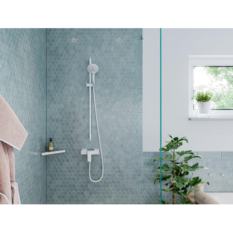 Hansgrohe Metropol mitigeur de douche avec raccords chrome noir brossé SW385570