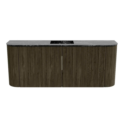 Mondiaz JOYA-DLUX 103.2cm toiletmeubel - ronding links en rechts kleur Shadow - Wastafel FAYE positie Midden Zonder kraangat kleur Lava. SW1422893