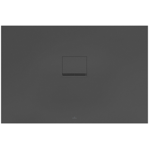 Villeroy & Boch Squaro infinity douchebak - 120x80x4cm - Anthracite (grijs) SW28724