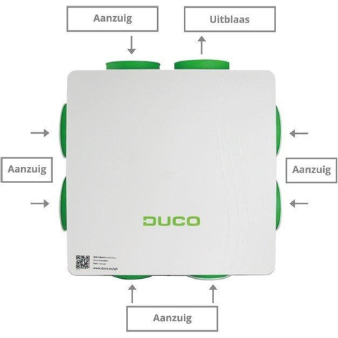 Duco DucoBox Silent Connect woonhuisventilator 400 m³/h (randaarde stekker) SW281132