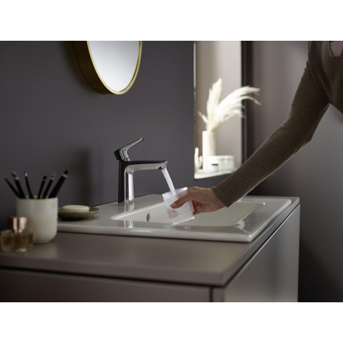 Hansgrohe Talis e 1 greeps wastafelkraan - 110 z afv - hoogglans chroom SW28985