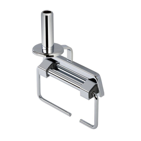 Geesa Standard Porte-rouleau de papier toilette sans clapet avec ressort et Porte-rouleau de réserve Chrome 0650307