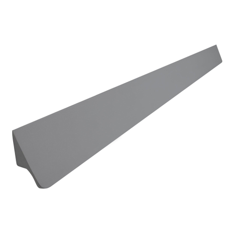 BRAUER Meubelgreep opbouw - 48cm - model K - RVS materiaal - aluminium SW371013