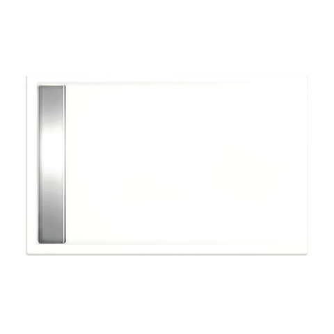 Xenz Easy Tray douchevloer - 140x100x5cm - acryl - zonder gootcover - wit SW379406