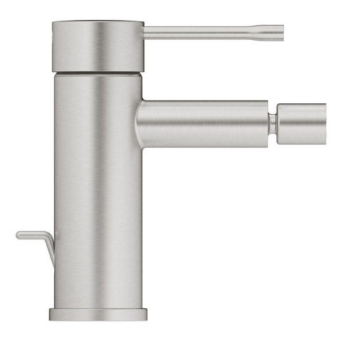 Grohe Essence New Bidetkraan - S-Size - met waste - Supersteel (RVS) SW73265