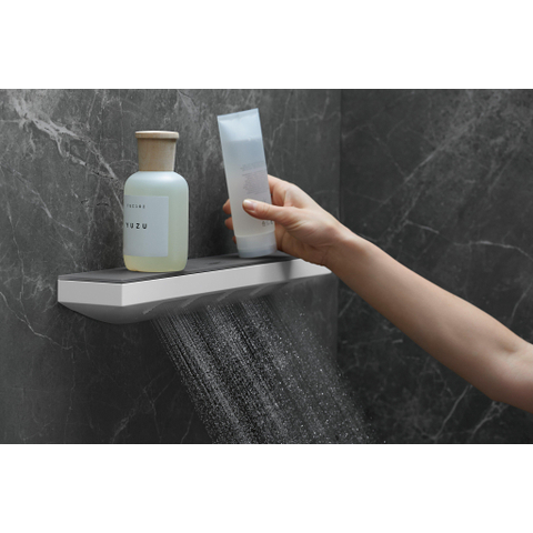 Hansgrohe RainFinity Schouderdouche - 500 - 1jet - met planchet - 50.2x81cm toepasbaar als hoofd- nek- of zijdouche - hoogglans chroom SW402219