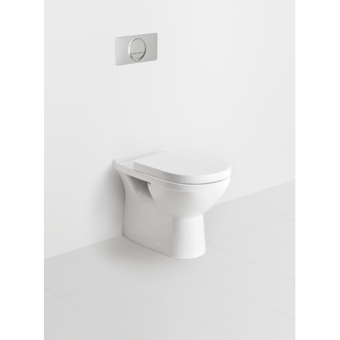 Villeroy & Boch O.novo WC sur pied à fond creux avec connexion dessous Blanc 0124164