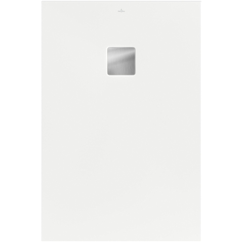 Villeroy & Boch Excello douchevloer - 120x80cm polyurethaan/acryl - Stone White (mat wit) SW376000