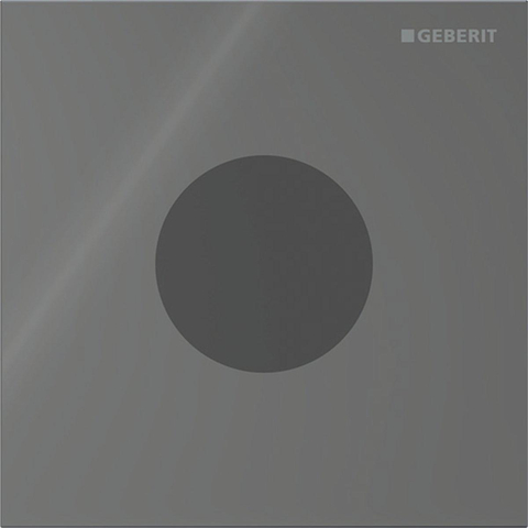 Geberit Type 40 urinioir bedieningsplaat - batterij - rond - lava (grijs) SW1237109