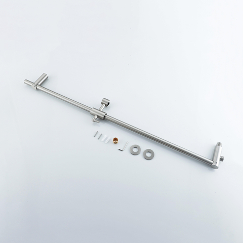 Fortifura Calvi Glijstang - met geïntegreerde - wandaansluitbocht - 90cm - PVD - geborsteld RVS SW1111529
