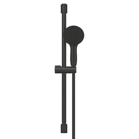 Grohe Vitalio Start 110 Glijstangset - 60cm - ronde handdouche - 2 straalsoorten - gladde doucheslang - matte black (mat zwart) SW1126516