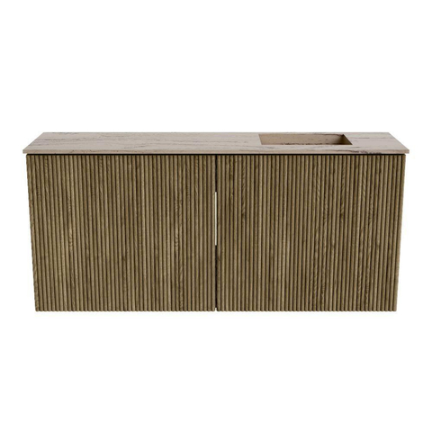 Mondiaz JOYA-DLUX 90cm toiletmeubel - kleur Dusk - Wastafel FAYE positie Rechts 1 kraangat kleur Arena. SW1425750