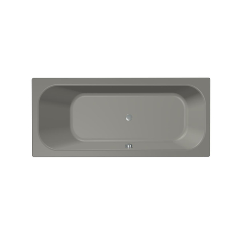 Xenz Aruba Ligbad - 180x80x48 - afvoer Midden - acryl - cement SHOW25674