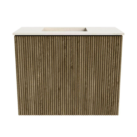 Mondiaz JOYA-DLUX 50cm meuble de toilette - couleur Dusk - Vasque FAYE position Gauche 1 trou de robinet couleur Meli. SW1425802