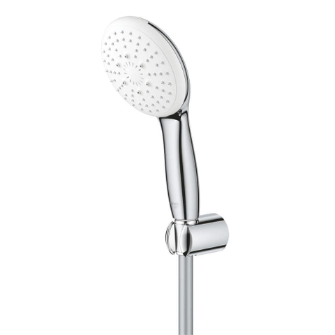 Grohe Tempesta 110 Support pommeau de douche - Ø11cm - 3 jets - 7.4l/min - non réglable - 150cm - chrome SW999158