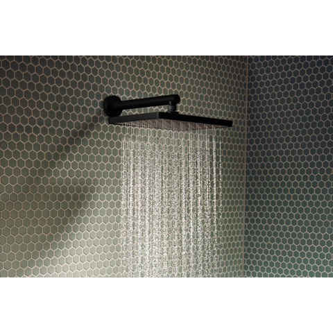 Hansgrohe Activera Q douche de tête - 29x18cm - rectangulaire - ecosmart - noir mat SW1566657