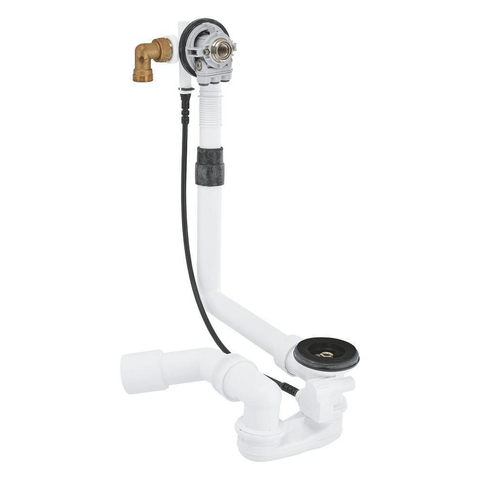 GROHE Talentofill badvulcombinatie - met waste en overloop - mat zwart SW1477512