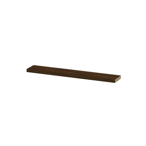 INK 20d étagère murale - 120x20x3,5cm - bord avant chanfreiné - pour niche - MFC Chêne cuivre SW493807