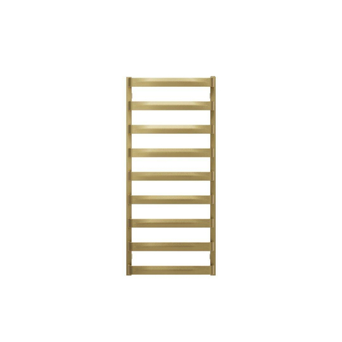 Crosswater Air Handdoekradiator - 50x115cm - 444watt - geborsteld messing (goud) SW927932