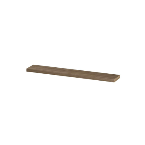 INK 20d étagère murale - 120x20x3.5cm - bord avant chanfreiné - pour niche - MFC Chêne pur SW454541