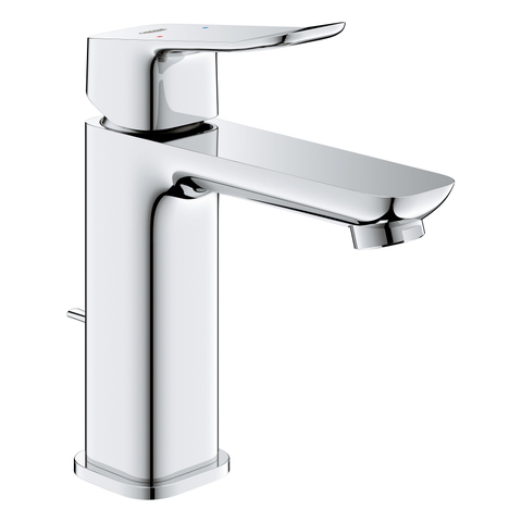 GROHE Dice wastafelkraan - m-size - opbouw - met trekwaste - chroom SW1440589