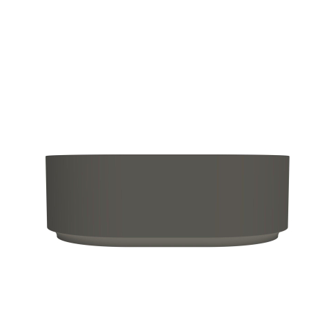 Arcqua Case waskom - ovaal - 40x28cm - mat quartz grijs SW1209141