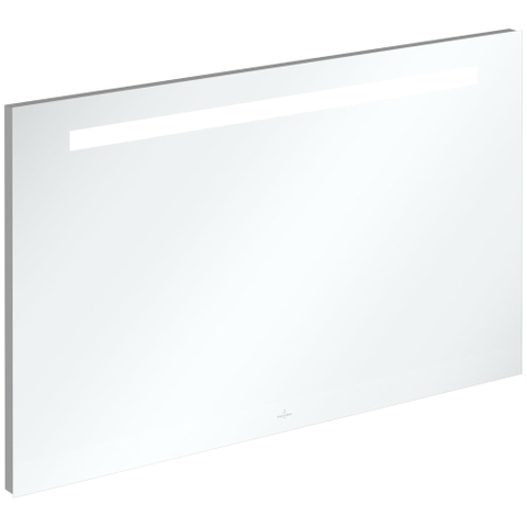 Villeroy & Boch More to see one spiegel - met geïntegreerde led verlichting - 100x60mm - inclusief bevestiging - glans zilver SW453753