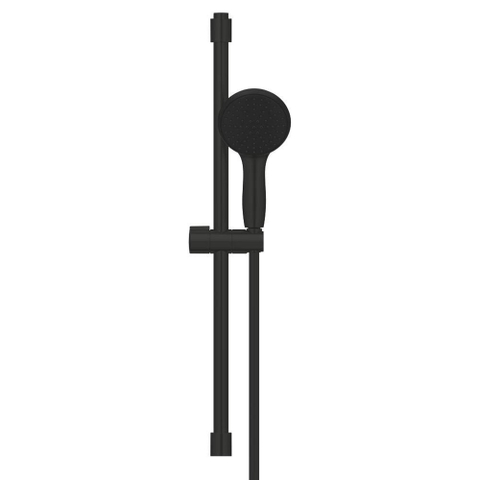Grohe Tempesta 110 Glijstangset - 60cm - ronde handdouche - 2 straalsoorten - gladde doucheslang - matte black (mat zwart) SW1108762