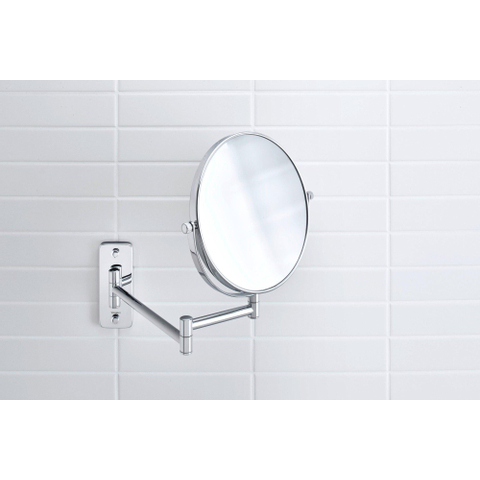 Duravit D-code Cosmeticaspiegel 3x vergrotend - 23cm - hoogglans chroom 0315152