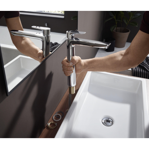 Hansgrohe Talis e Eengreeps wastafelmengkraan - 240 zonder afvoer - hoogglans chroom SW28988