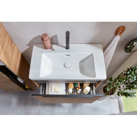 Villeroy & Boch Subway 3.0 meubelwastafel 80x47cm 1 kraangat m/overloop wit SHOWROOMMODEL SHOW26596