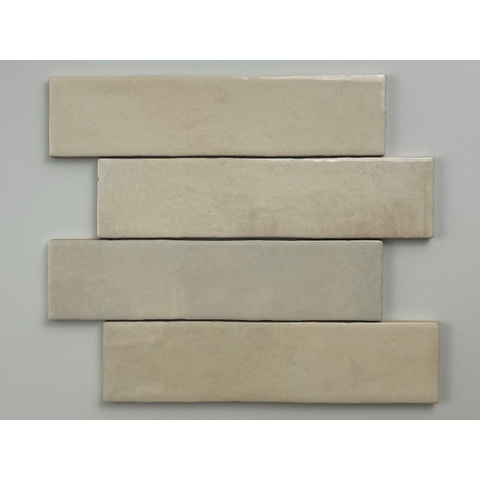 ÉCHANTILLON Terravito Mellina Carrelage mural en céramique - 6x24,6cm - 8mm - Beige SW1441118