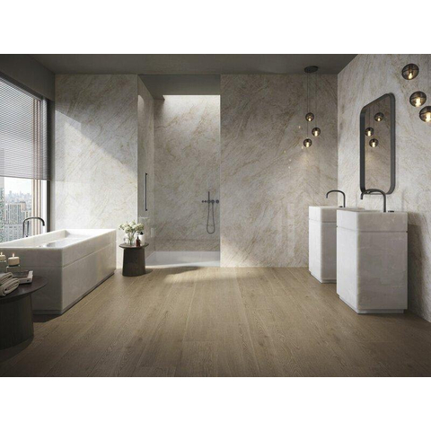 ÉCHANTILLON Terravito Belora Sol et mur céramiques - 120x120cm - 9.0mm - rectifié - poli beige SW1471654