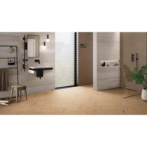 ÉCHANTILLON Ceralto Taverno Fine Carrelage sol et mur 30x120cm 10mm rectifié R10 grès cérame Rovere SW976432
