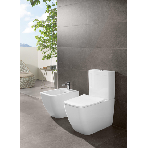 Villeroy & Boch venticello duoblokreservoir + binnenwerk - met zij en achtertoevoer - White Alpine (glans wit) 1025174